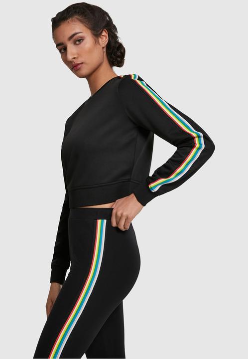 Immagine prodotto Urban Classics Girocollo a maniche nastrate multicolore da donna (XXL)