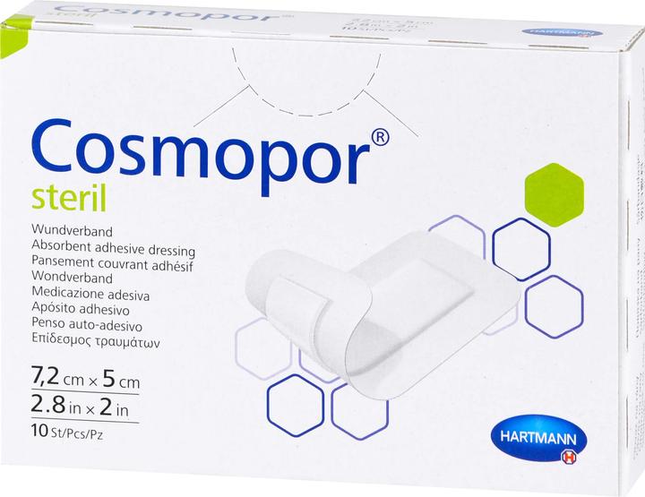 Produktbild Hartmann Cosmopor steril 7,2 cm x 5 cm Pflaster, 10 St. Pflaster (10 x)