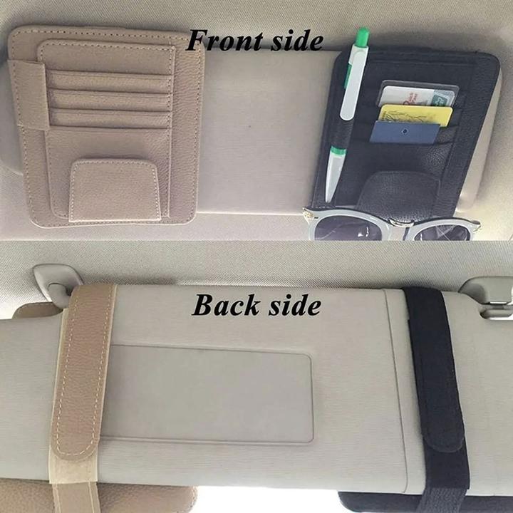 Actual product image König Design Sunglasses holder car glasses holder universal holder card holder sun visor
