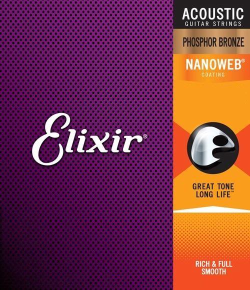 Actual product image Gore Wear Elixir 16152 Ph. Br. Nano 12-Str.010/047 (12 x, Guitar, 0.05")