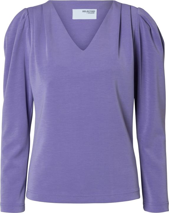 Produktbild Selected Femme Drapiertes Top mit V-Ausschnitt (M)