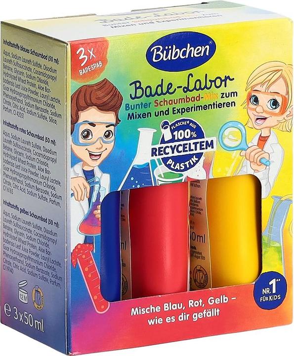 Produktbild Bübchen Bubchen, Kinderspiel -Kit, Wasserfarbstoff, 1 Stück (150 ml, Schaumbad)