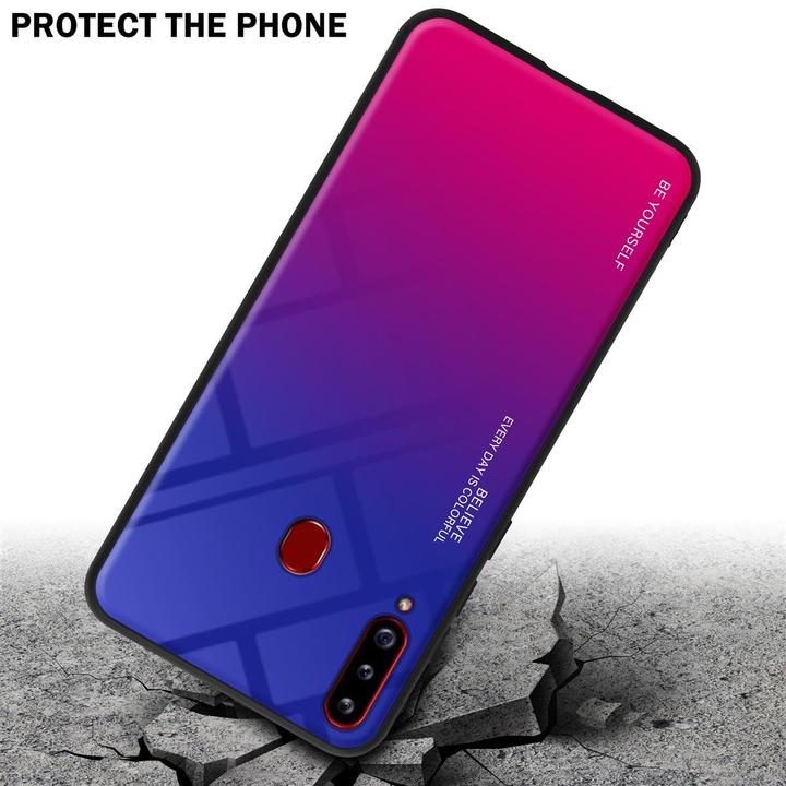 Actual product image Cadorabo TPU 2 colors glass cover (Samsung Galaxy A20s)