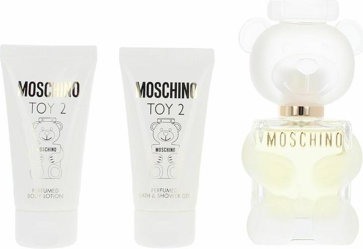Immagine prodotto Moschino Toy 2 Eau De Parfum 50ml With Body Lotion 50ml And Shower Gel 50ml (Set per la cura del corpo)