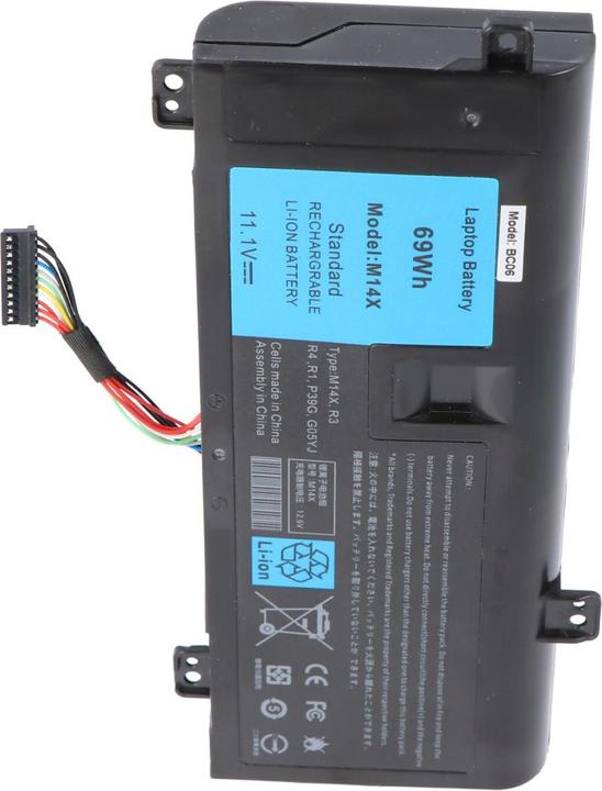 Image du produit AccuCell Batterie Dell Alienware série 14, A14, 0G05YJ, 8X70T, G05YJ, Y3PN0 (6220 mAh)