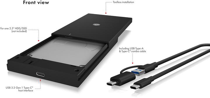 Actual product image Icy Box IB-200T-C3 (2.5")