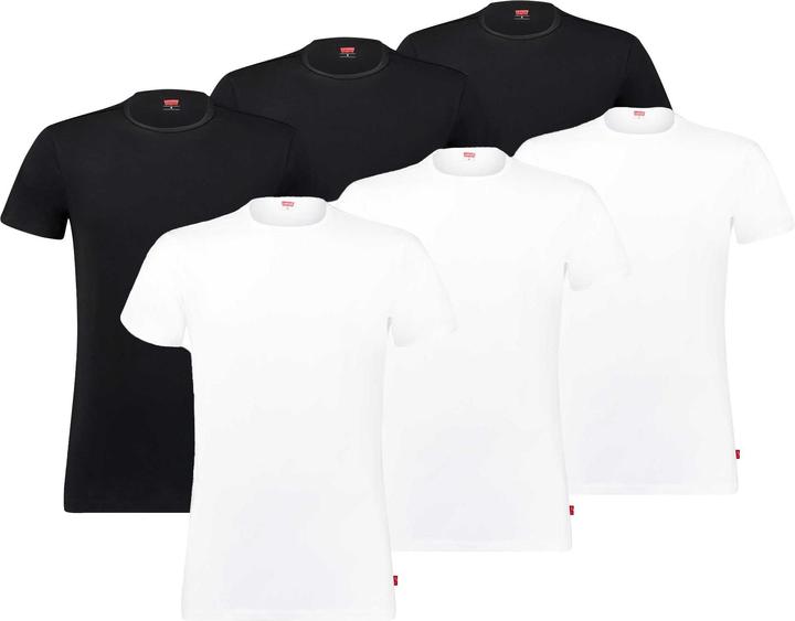 Levis Men Solid Crew 6p Ecom