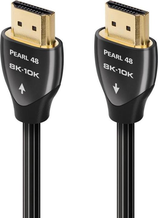 Actual product image Audioquest Pearl HDMI 2.1 cable 3 metres Zwart (3 m, HDMI)