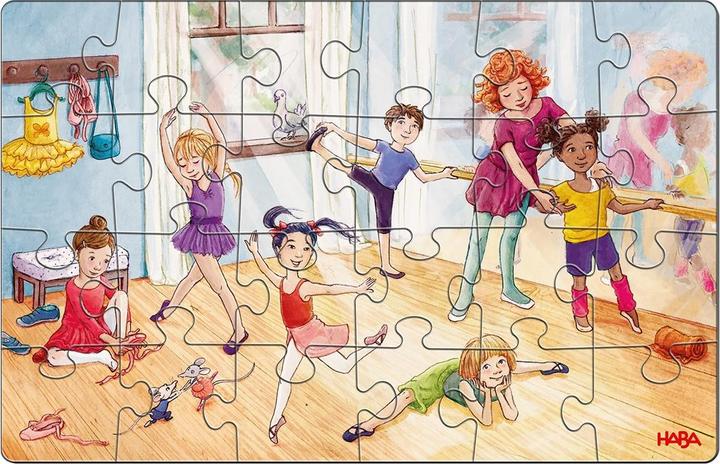 Actual product image Haba Ballerina puzzles (24 pieces)