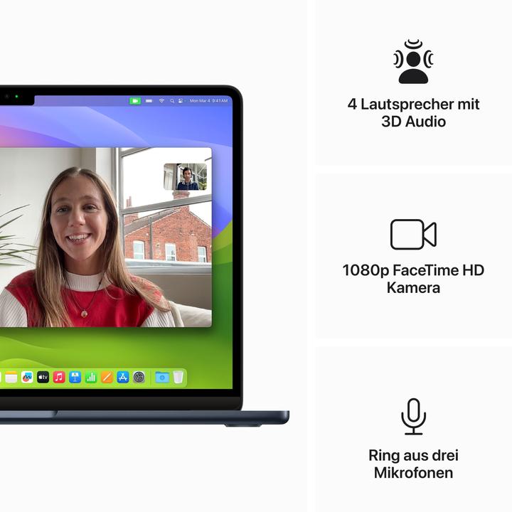 Actual product image Apple MacBook Air – 2024 (13.60", M3, 24 GB, 2000 GB, DE)