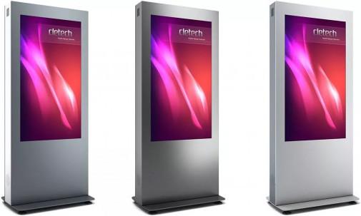 Actual product image DSS Indoor Stele Portrait, 43" screen, black
