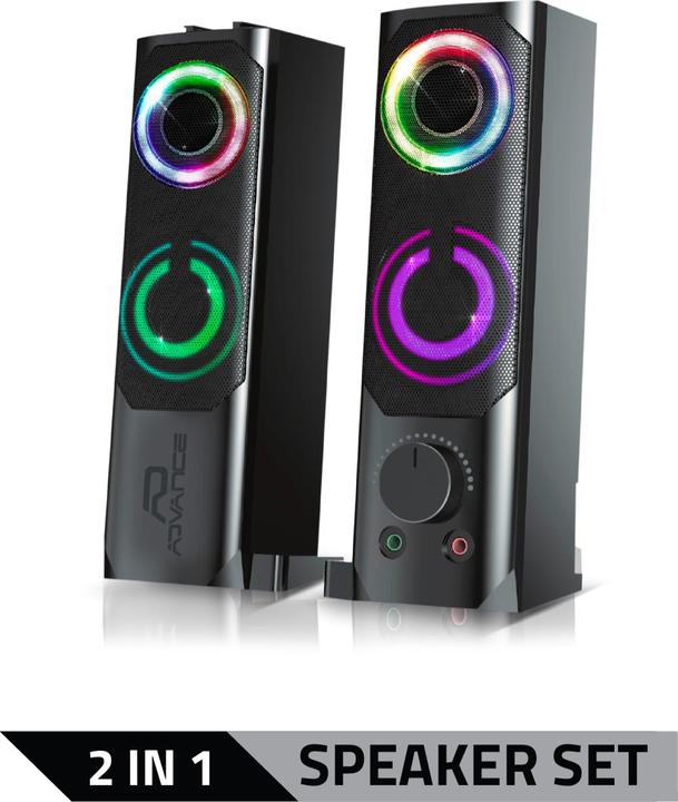 Image du produit Advance Soundphonic 2.0 RGB ADV-SPEAKER-RGB