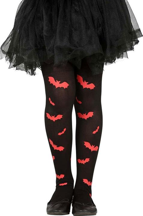 Fiestas Guirca Strumpfhose Red Bats für Mädchen 3-6 Jahre