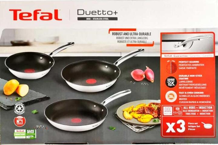 Produktbild Tefal Duetto Plus (28 cm, Bratpfanne, Edelstahl)