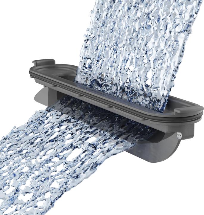 Actual product image hansgrohe RainDrain Match finished set shower channel 1000 with height-adjustable frame (brushed stainless (1000 mm)