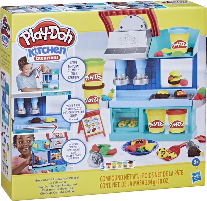 Productafbeelding Play-Doh Keukencreaties kleurrijke restaurantkeuken speelset