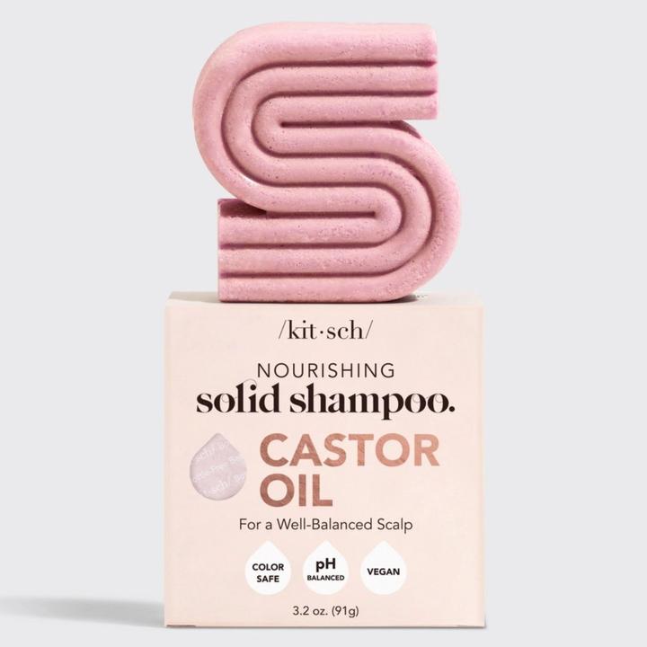 Actual product image Kitsch Nourishing shampoo bar with castor oil (Solid shampoo)