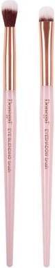 Actual product image Donegal Mineral Eyeshadow Brush Pink 4293 - 2 Pieces (Eyebrows)