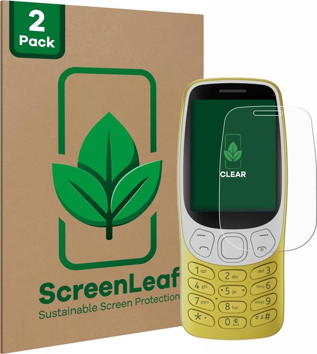 Image du produit ScreenLeaf Film de protection durable Protection d'écran Film clair transparent (2 pièce(s), Nokia 3210)