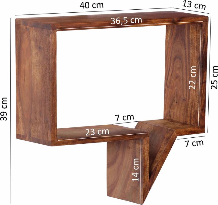Actual product image Wohnling Mumbai (50 x 13 x 49 cm, 40 x 13 x 39 cm)