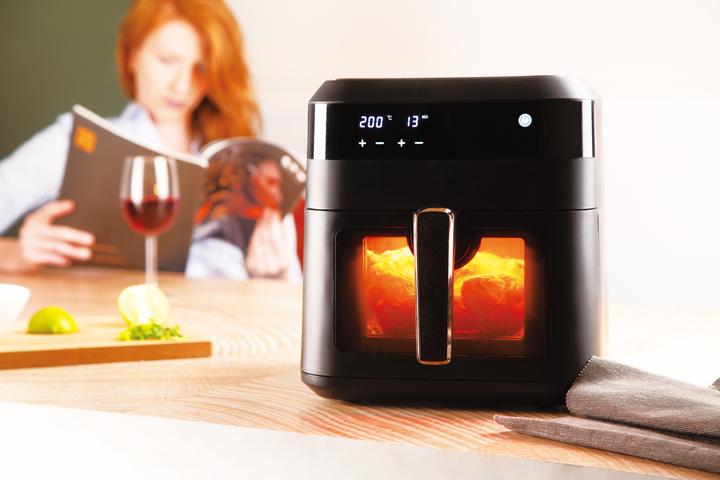 Productafbeelding BerlingerHaus BH9446 Friteuse, 6,3L, zichtbaar venster Black Rose CollectionMona