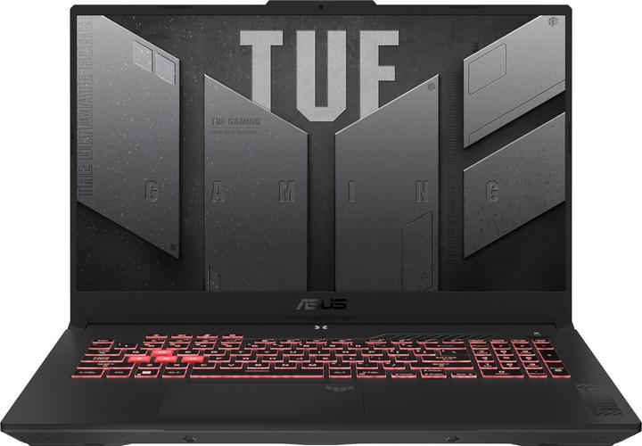 Produktbild ASUS TUF Gaming A17 RTX 4050 (17.30", AMD Ryzen 7 7735HS, 16 GB, 1000 GB, DE)