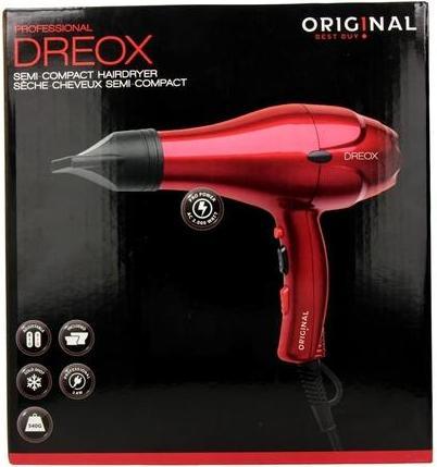Sinelco Original Dreox Hair Dryer 2000W Red