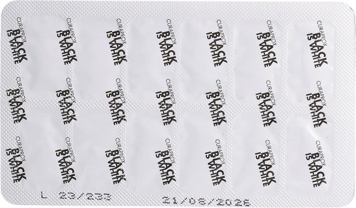 Nährwerte und Zutaten Curaprox Black Is White (12 Stk., 23 g)