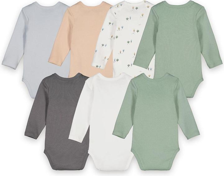 Actual product image La Redoute Collections 7-pack of slip-on bodysuits (56, 54 C)