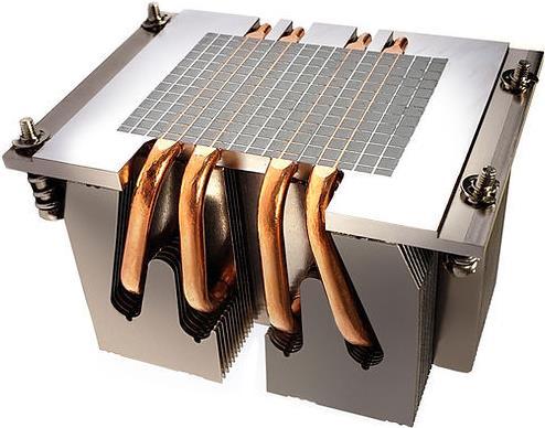 Actual product image Dynatron A53 CPU cooler 2U for socket SP6 passive (64 mm)