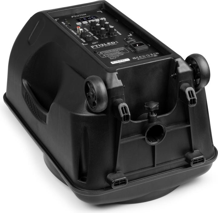 Immagine prodotto Fenton Speaker Bluetooth - FT12LED MK2 karaoke box met LEDâ€™s, accu en microfoon - Voor (Attivo)