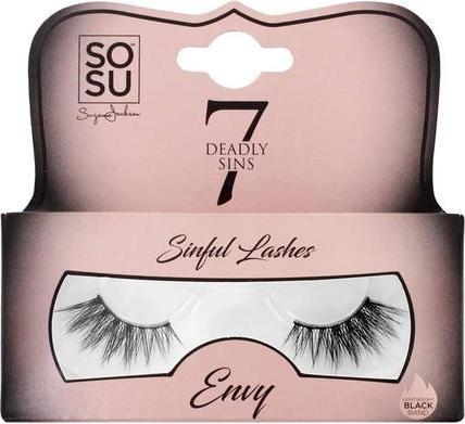 Actual product image Sosu Cosmetics - (Sinful Lashes) Envy (Artificial eyelashes)