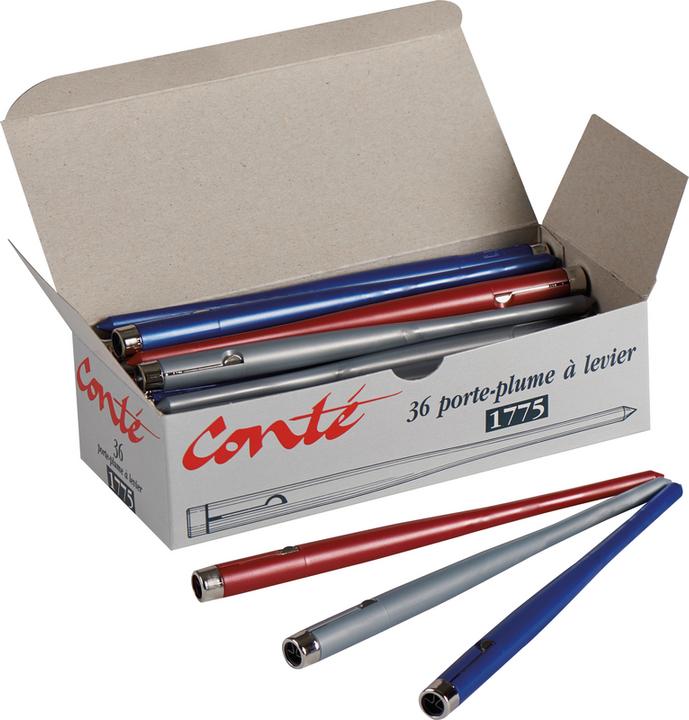 Image du produit Bic Porte-plume Atome (Bleu, Gris, Rouge, 36 x)
