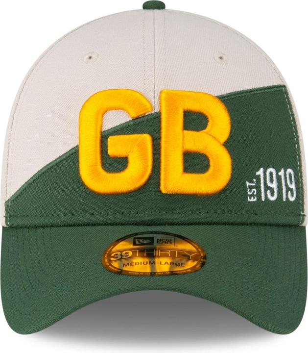 Actual product image New Era 39Thirty Cap - SIDELINE HISTORIC Green Bay Packers - (S, M)