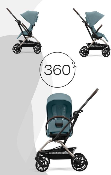Produktbild Cybex Eezy S Twist+ 2 TPE Reisebuggy Stormy Blue