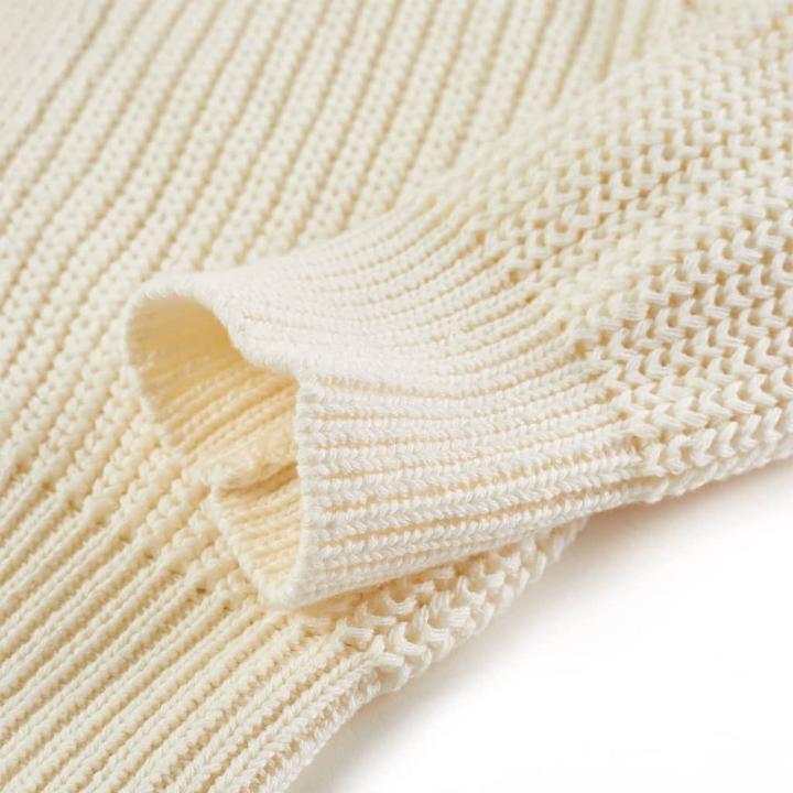 Immagine prodotto VidaXL Cardigan da bambino bianco neve 92,Materiale: 100 (92)