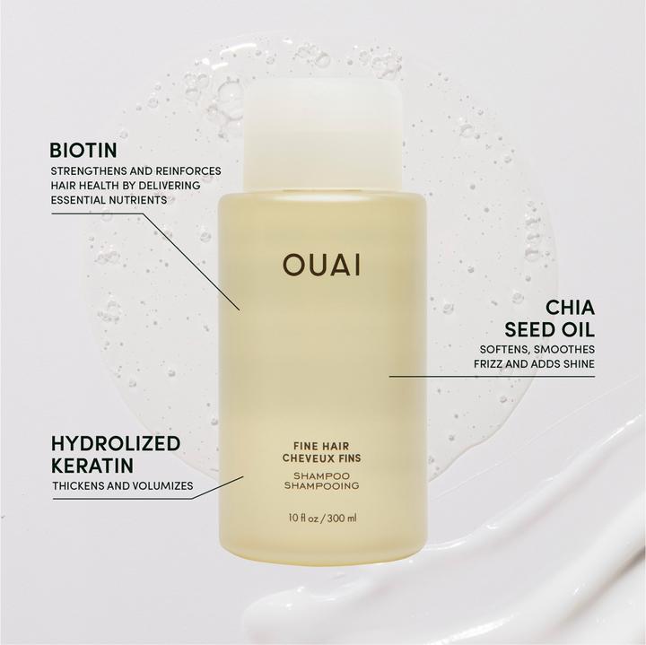 Actual product image Ouai Fine Shampoo (300 ml, Liquid shampoo)