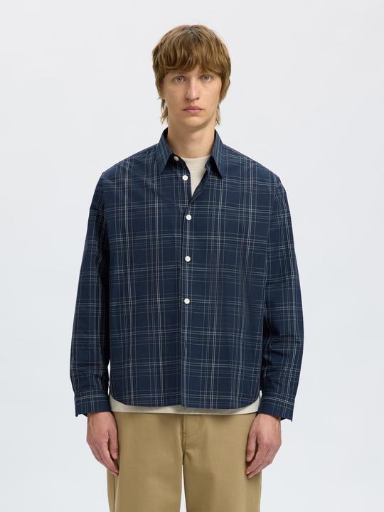 Immagine prodotto Selected Homme Boxy Fit Baumwoll Karohemd (S)
