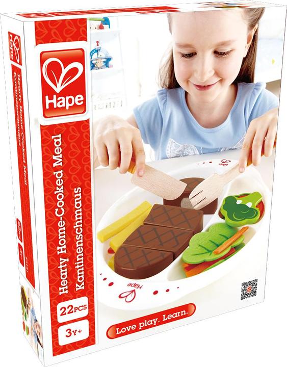 Produktbild Hape Hearty Home-Fertigmenü auf Teller