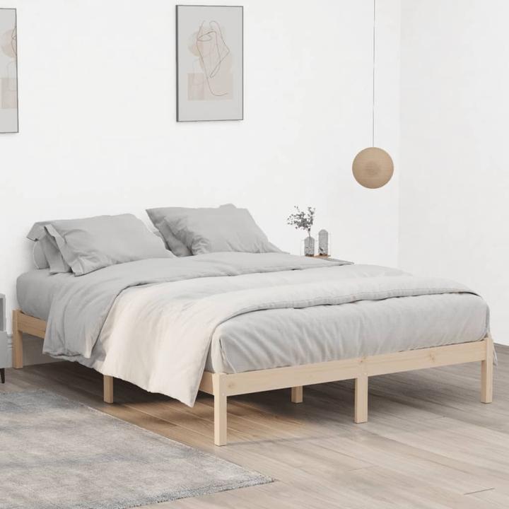 Image du produit VidaXL Bett ohne Matratze Kiefer (193 x 203 cm)