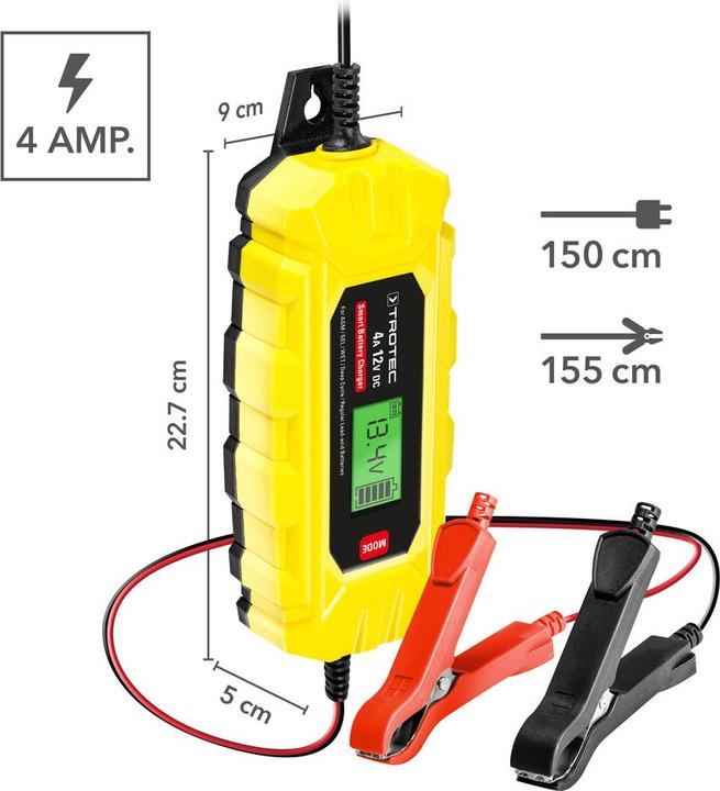 Immagine prodotto Trotec Caricabatterie PBCS 4A (12V, 4 A)