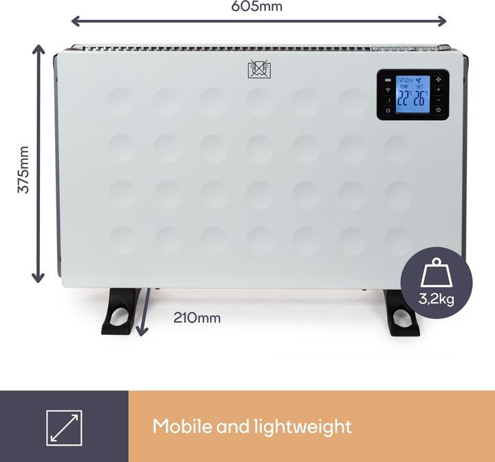 Produktbild Perel SMART1310 - Konvektionsheizgerät (2000 W)