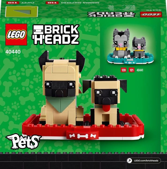 Actual product image LEGO German Shepherd (40440, LEGO Brickheadz)