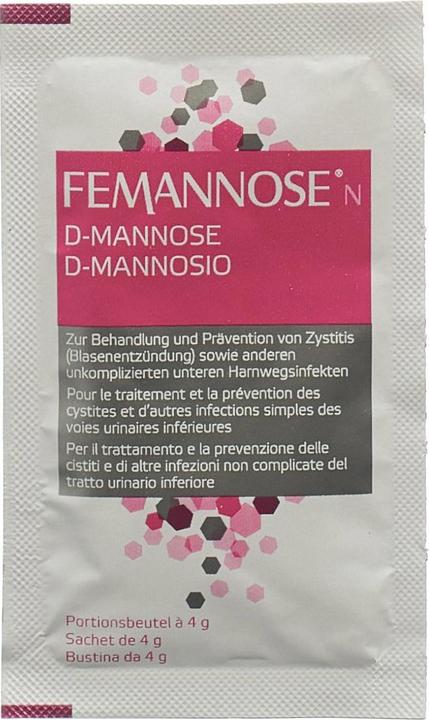 Actual product image Femannose D-Mannose (14 Piece, 4 g)