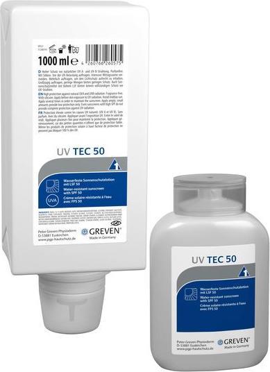 Immagine prodotto PGP GREVEN® Latte solare UV TEC 50 da 1,0 litri (Latte solare, SPF 50, 1000 ml)