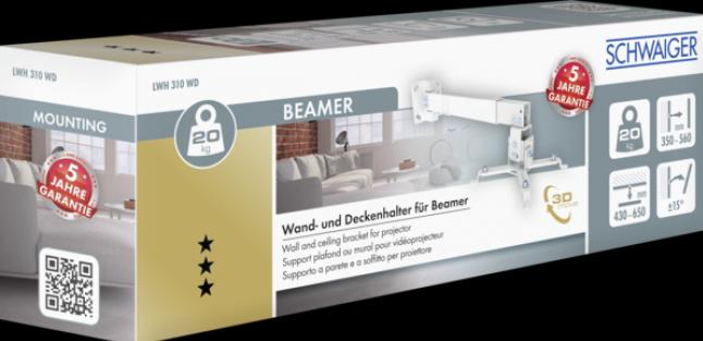 Produktbild Schwaiger Beamer (Decke, Wand)