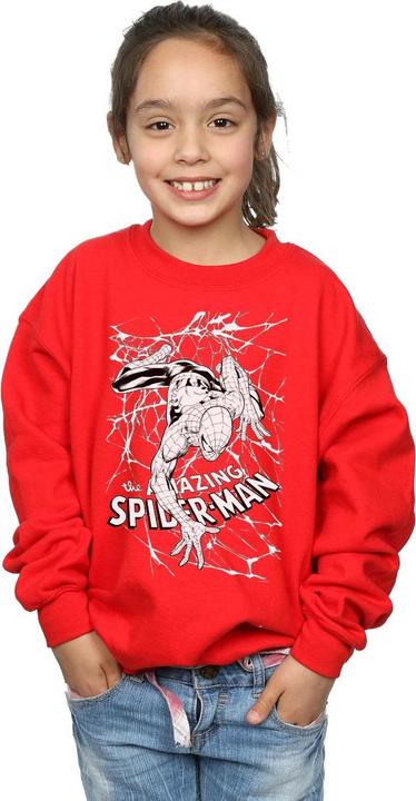 Produktbild SpiderMan Web Crawler Sweatshirt Mädchen (116)