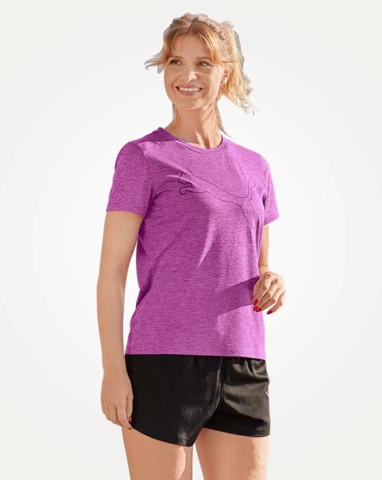 Actual product image Puma W TAD ESSENTIAL Heather Logo Tee (L)