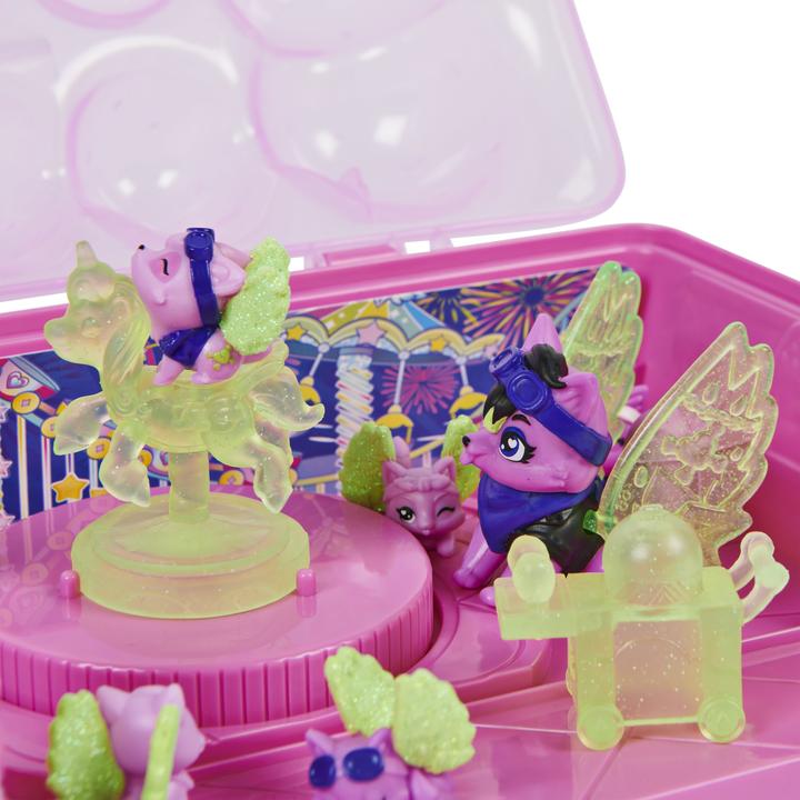 Produktbild Hatchimals Rainbowcation Eierkarton mit Wolf-Familie, Spielset mit 10 CollEGGtibles-Figuren und 2 Zu