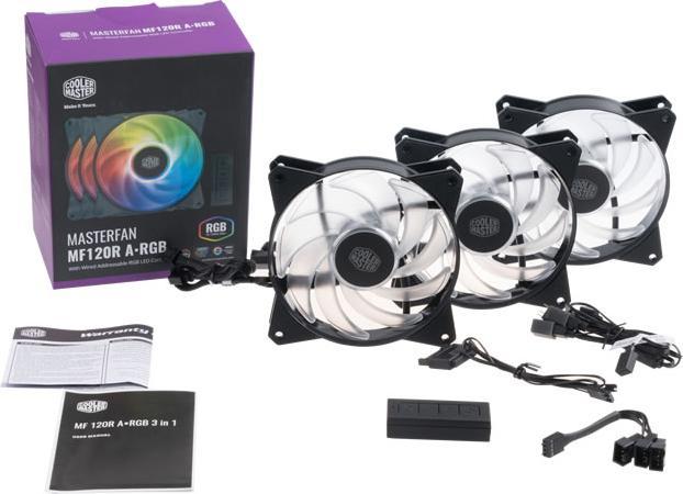 Actual product image Cooler Master MasterFan MF120R ARGB (120 mm, 3 x)